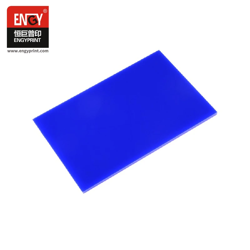 BLUE ALUMINIUM LASER PLATE FOR PAD PRINTING