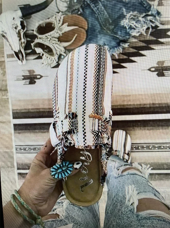 Free Shipping Wholesale Western Style Soft Buckled Start Print Cow Print Sunflower Slip On Shoes Women Leopard Slippers