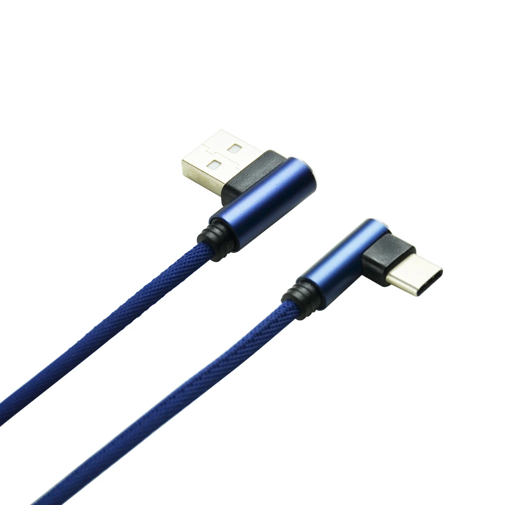
SIPU Right angle fast charging 90 degree micro usb data charger cable for android 