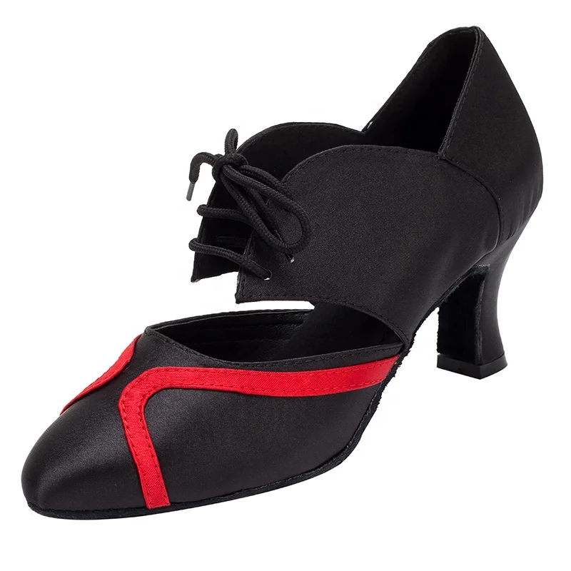 HW03 satin microfiber lining flamenco dance shoes