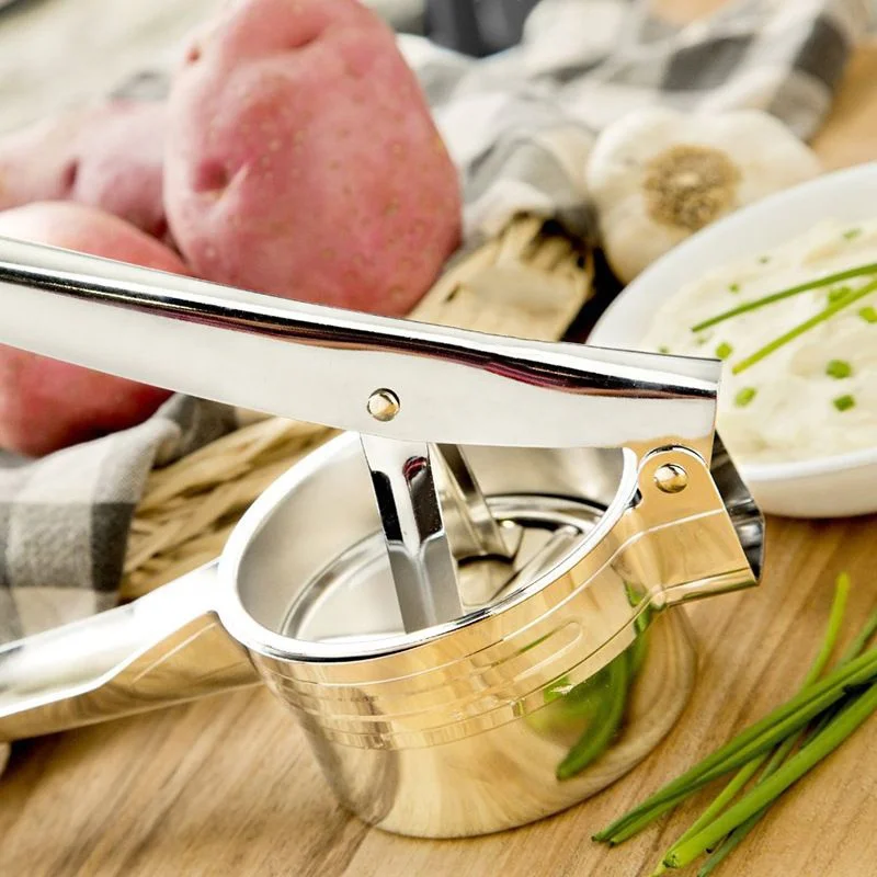 Kitchen gadget potato masher stainless steel potato ricer masher masher potato