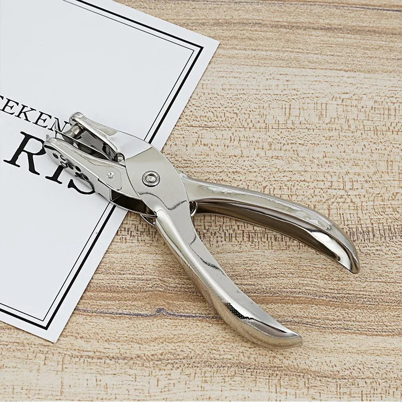 2024 Factory Direct Sales Craft Paper Single Hole Punch Custom Paper Punch Metal Bag OEM Box Packing Puncher