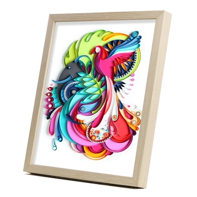3D Shadow Box Frame Decorative Photo Picture Frame wholesale Hollow Photo Frame with the depth of 1.8 cm