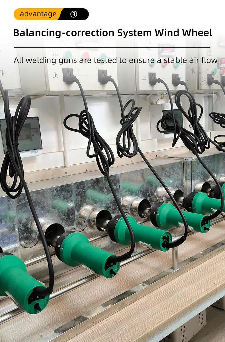 RTS708 industrial handheld 1600W Hot Air Heat Gun Plastic welding torch welding machines for geomembrane pond liner