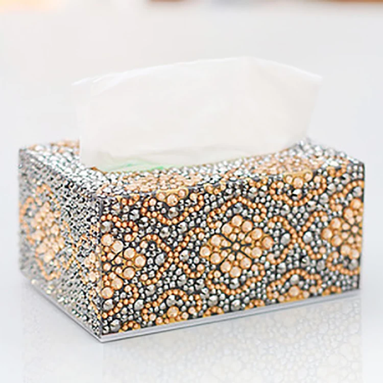 Home Office Car New Crystal Diamond Embroidery Diamond Painting Handmade Diy Tissue Box