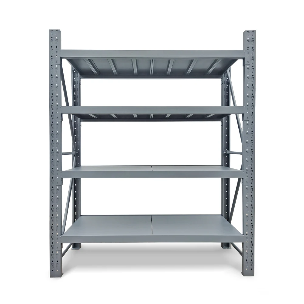 Medium Duty Shelf for Warehouse Storage metal shelving  holders Garage metal powered shelves