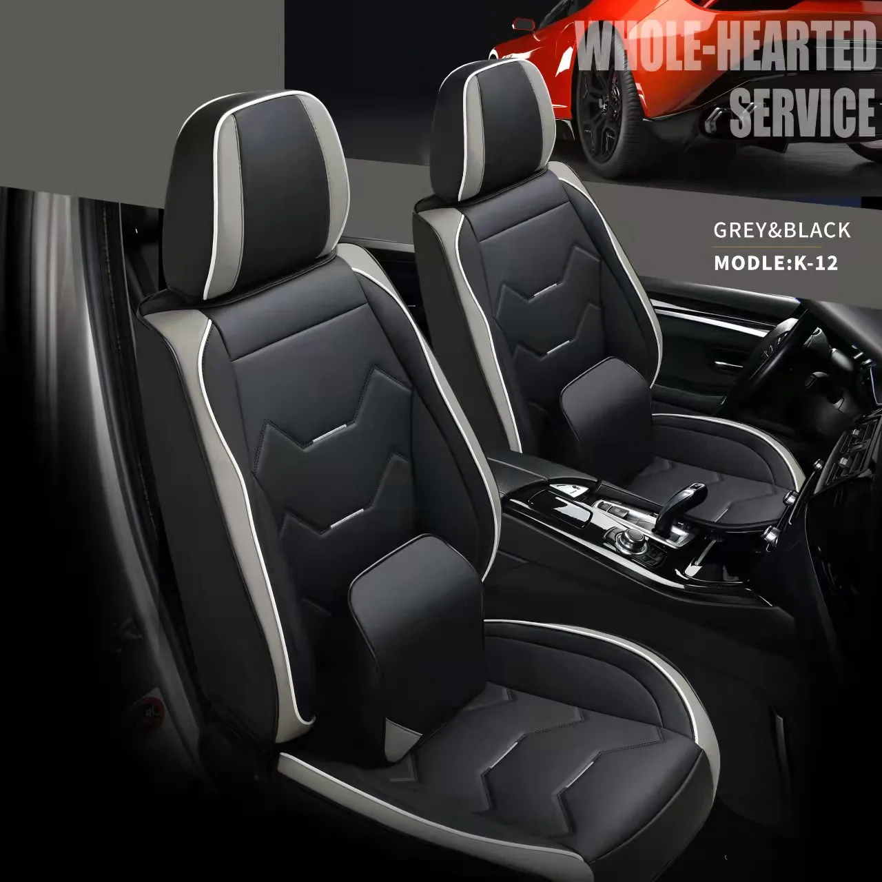 Customized Popular Sport Luxury Waterproof Leather 5d Full Auto Universal Car Seat Covers