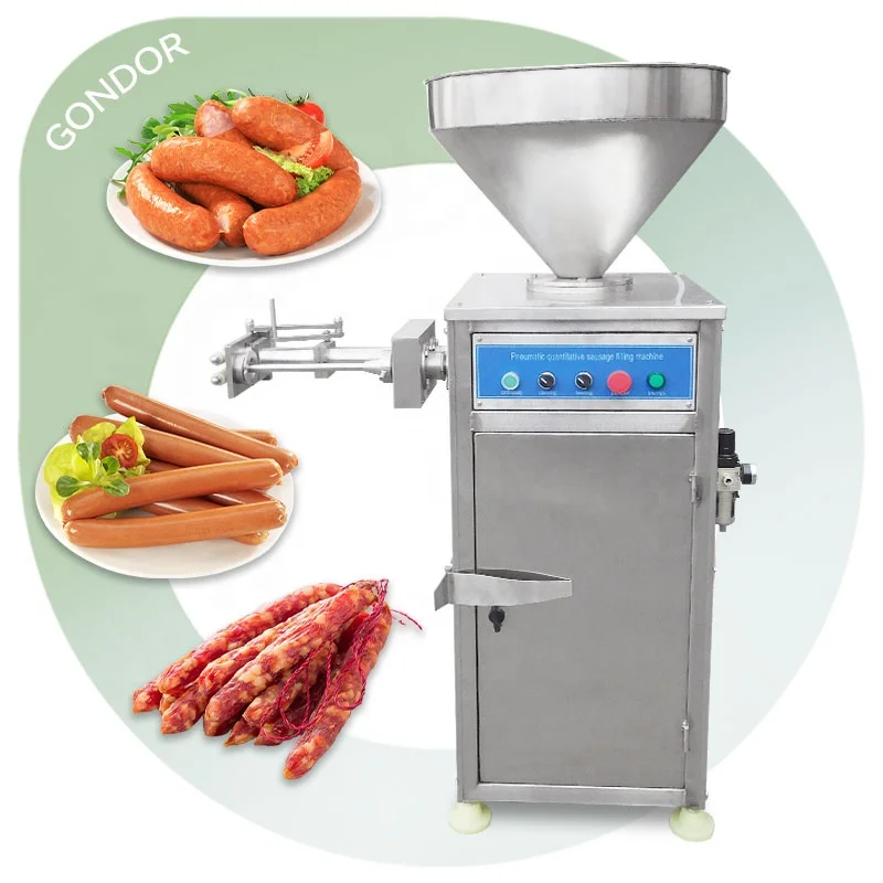 Equipment to Make Pneumatic Quantitative Sausage Processing Precio Embutidora Industry Stuffed Filler Make Machine