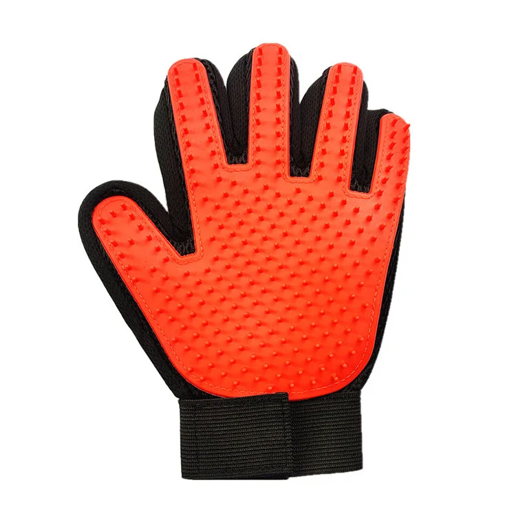 Simple innovative products high quality Eco-friendly TPR microfiber pet grooming glove
