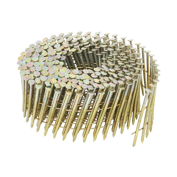 Chinese Suppliers Surface Galvanized Wood Screw Pallet Coil Nails