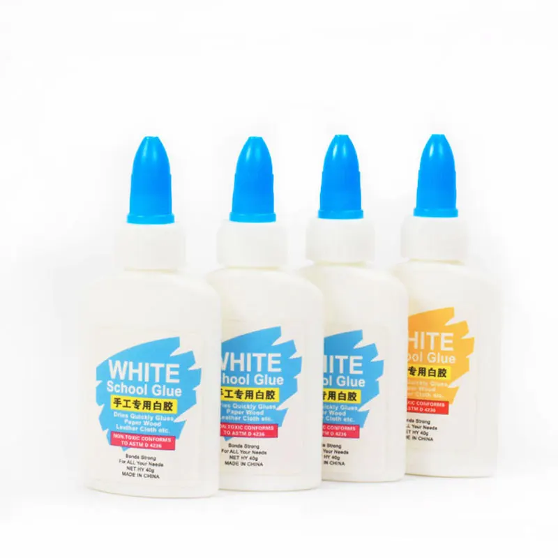 2022 Best Selling Washable 40ml white school glue for craft slime glue