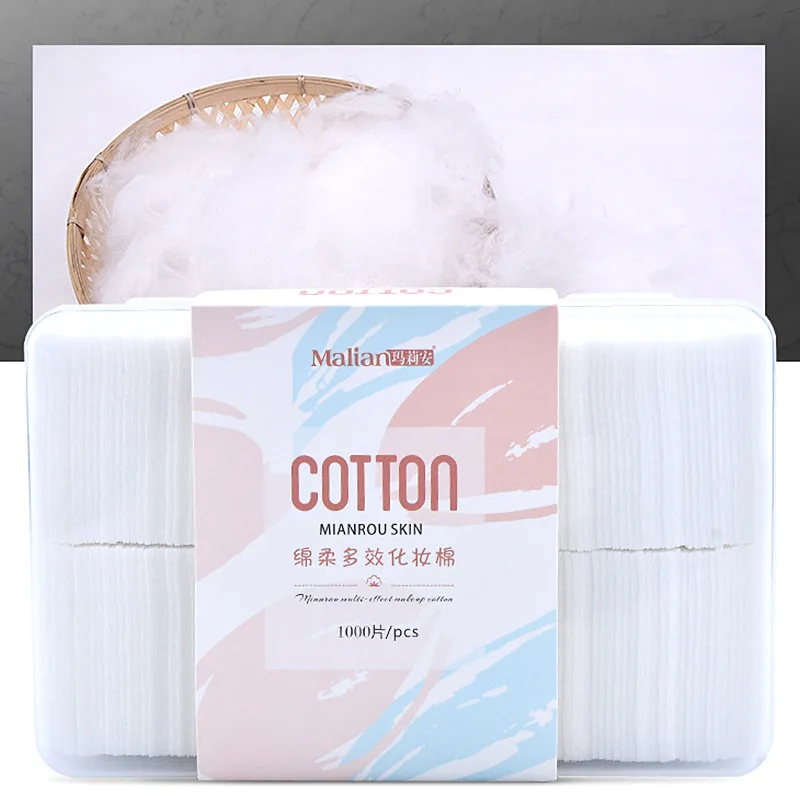 120 piece box hand insert cosmetic cotton 9277 wrap composite silk does not drop floc lock water temperature and makeup remover