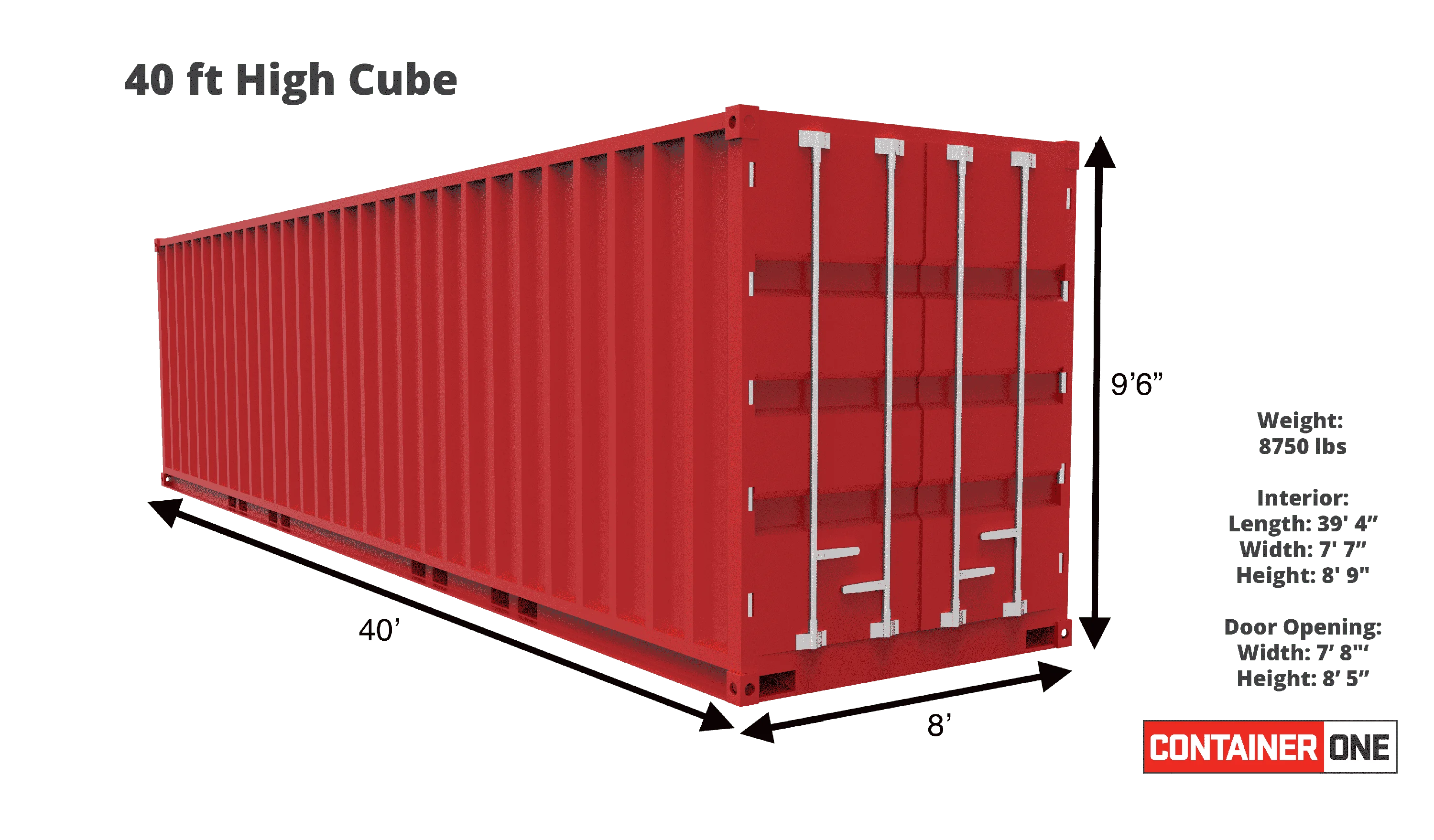 20 feet 40 feet high cube container sea shipping containers from China to USA