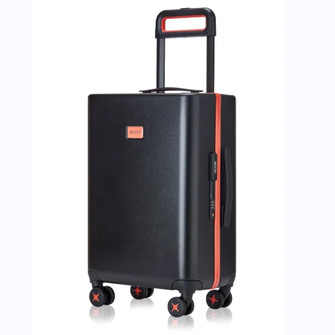 MGOB 100% PC Cabin Suitcase With Built-in TSA Lock Macaron Tender Color Trendy Lady Use Luggage Cover Waterproof