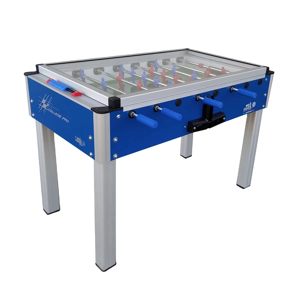 Best selling baby foot for schools College pro Cover Blue table soccer safe to use with ball anti theft system