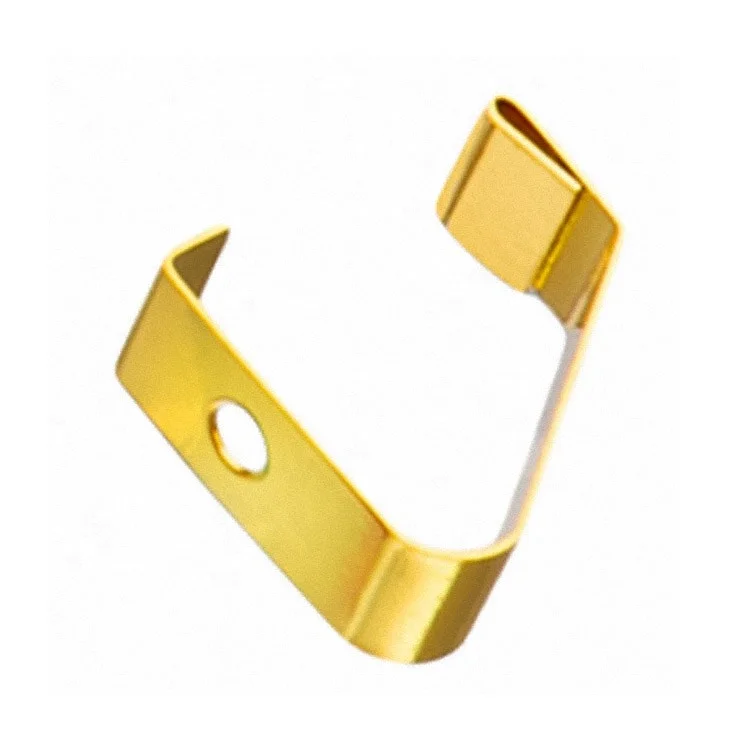 Electroplating Brass Becu Sheet Metal Steel Spring Electrical Contact Clips