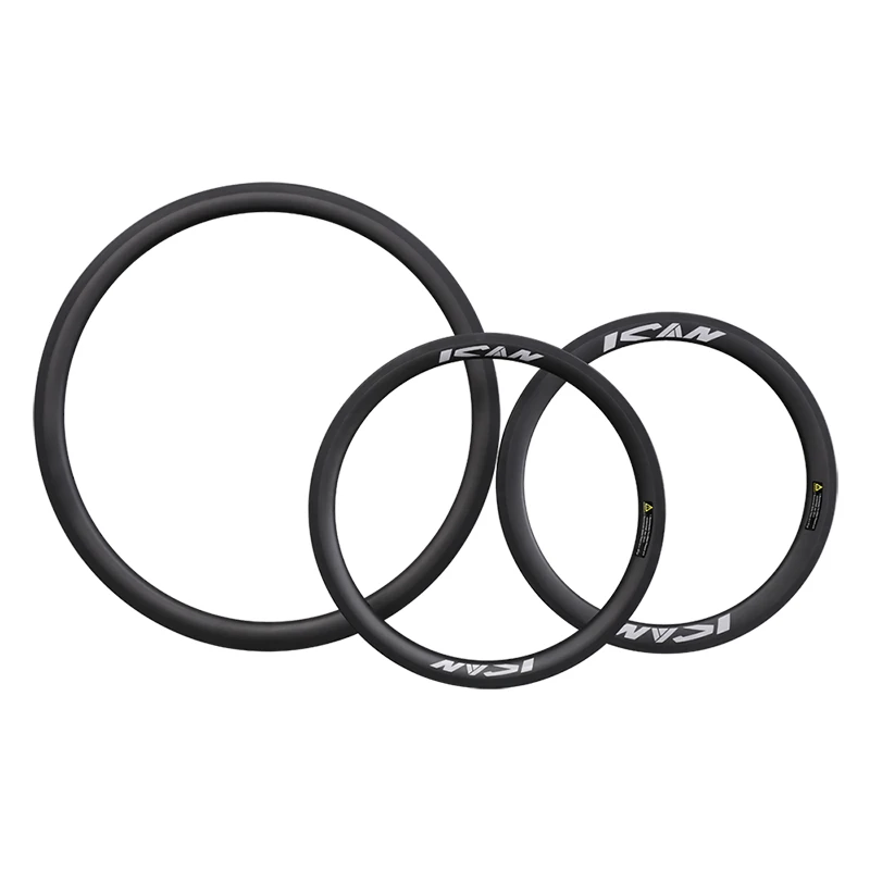 carbon fiber 3 spokes road bike T700 20inch 24inch BMX Carbon Rims for Folding Bike Wheel basalt braking surface