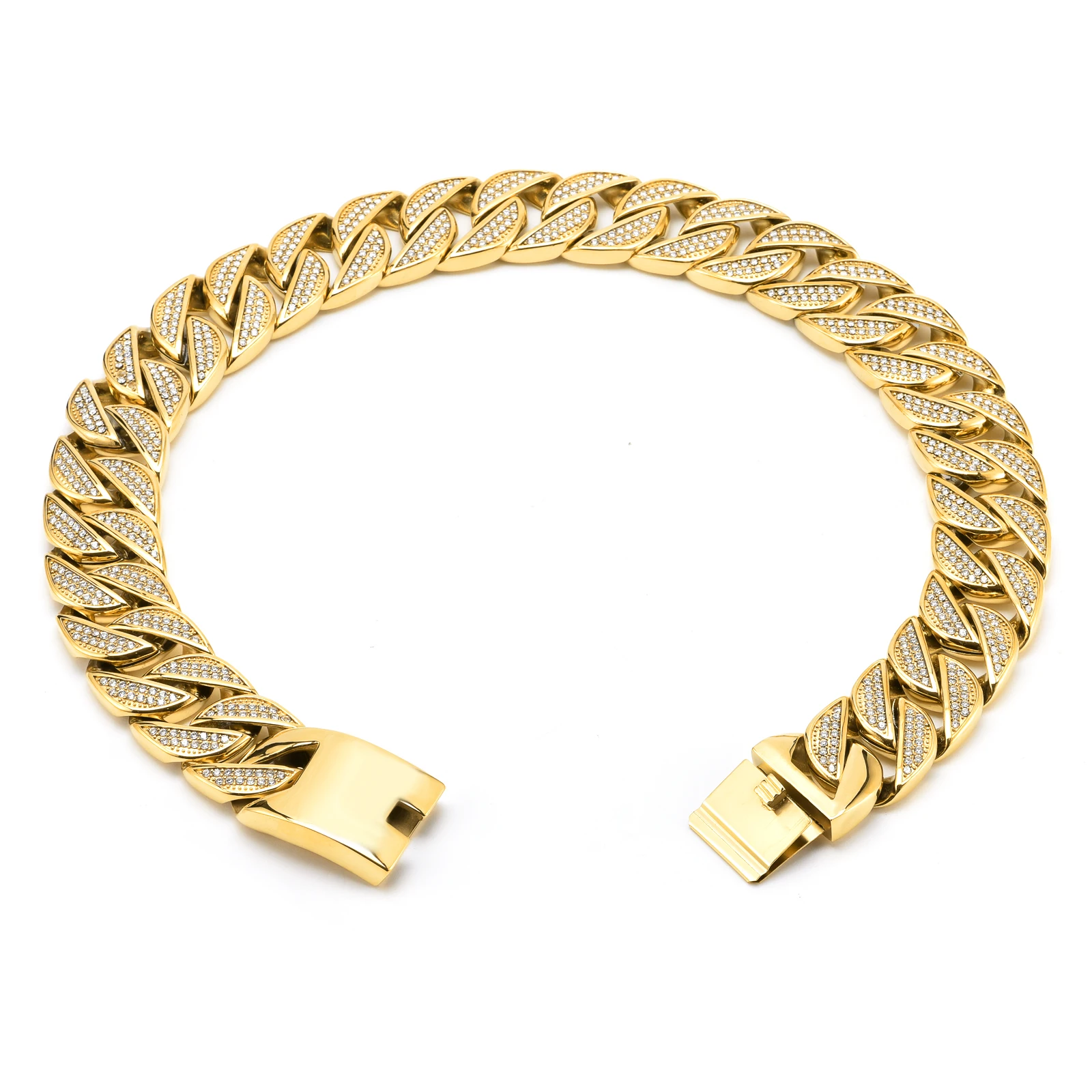 Large Heavy Cuban Necklace 26mm/32mm Wide Stainless Steel Tarnish Free Hip Hop Cuban Chain for Men Chucky Cuban Jewelry
