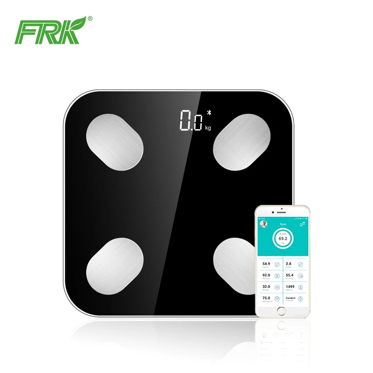 Skin care composition analyzer bluetooth smart scale digital bathroom wireless display weight scale