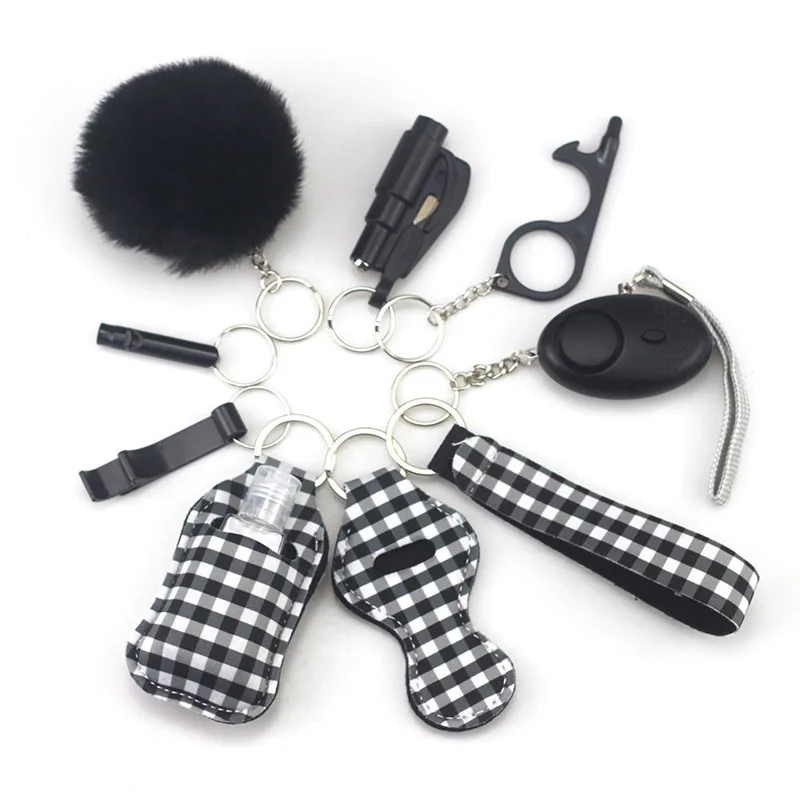 Wholesale Self Defense Keychain Set For Women Kids Safety Keychain Set Accessories Key Chain Self Defense Set