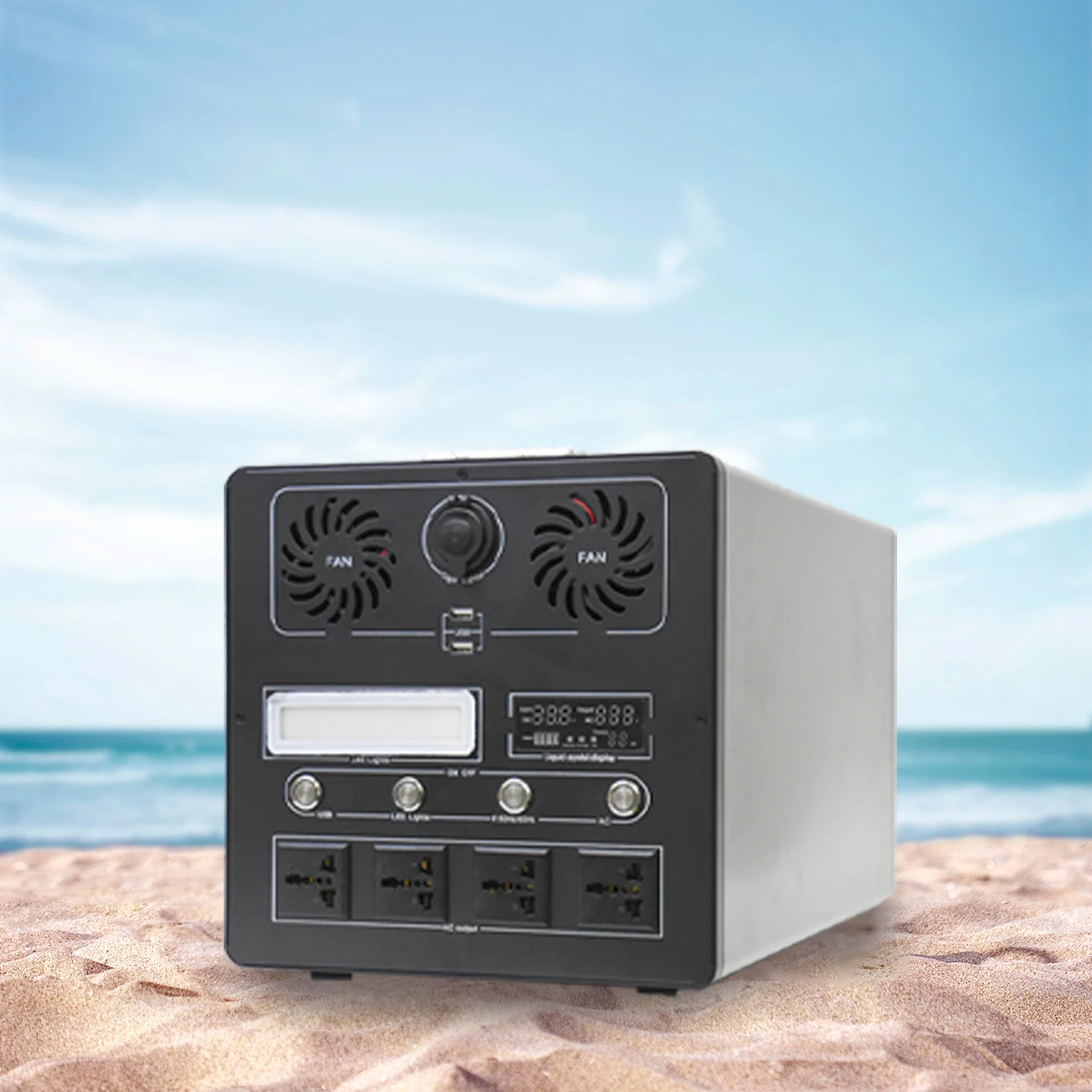 Portable Power House High Quality low-voltage protection Bank 1500W Solar Generator Outdoor BMS System Power Station Cell