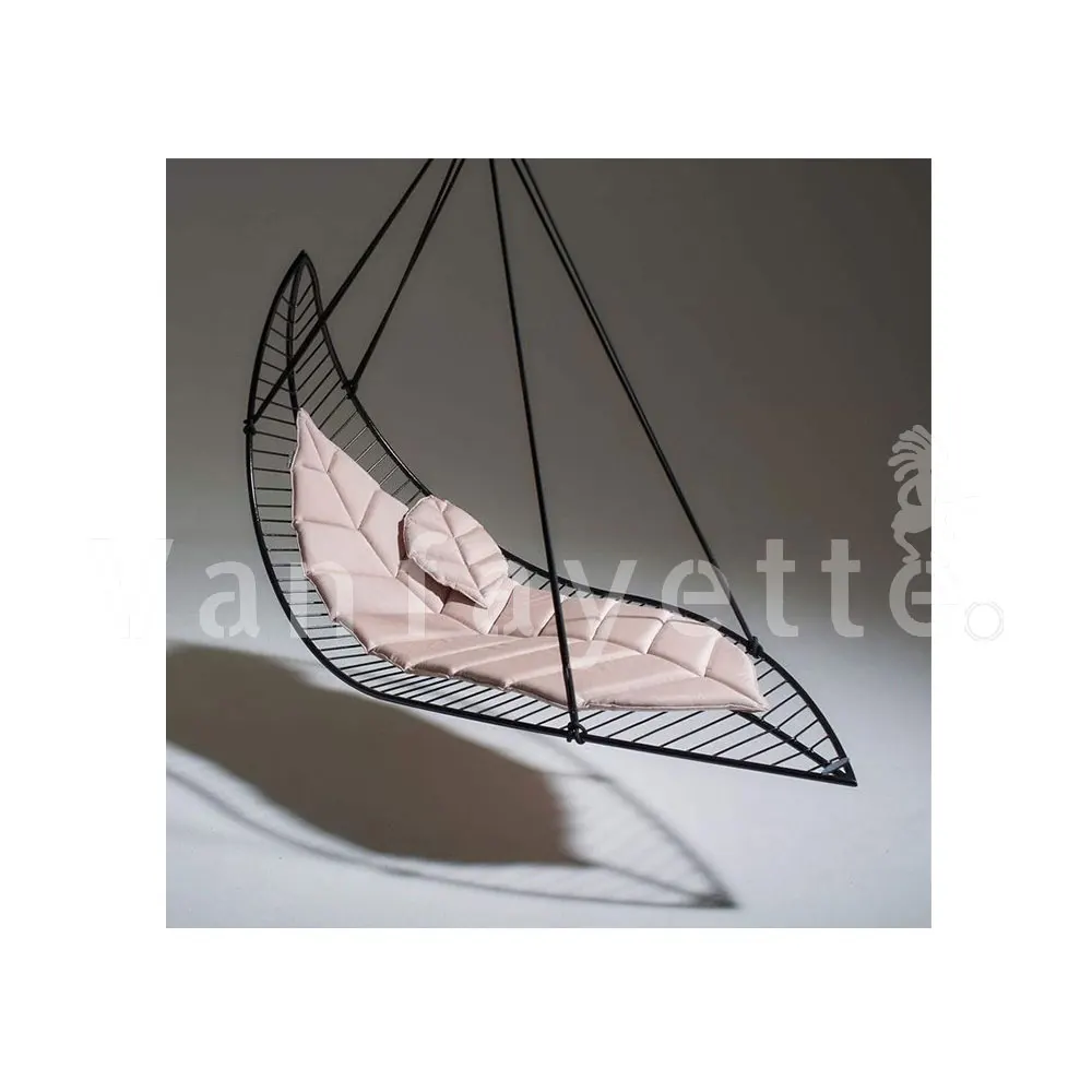 Lara Aluminum Hanging Leaf Basket Chair Home Decor Design Interior