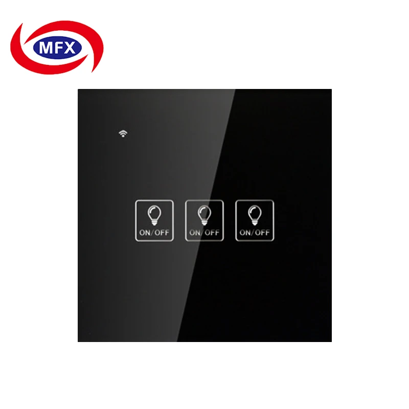 shenzhen factory switch panel glass switch socket cover glass touch tempered glass faceplate panel