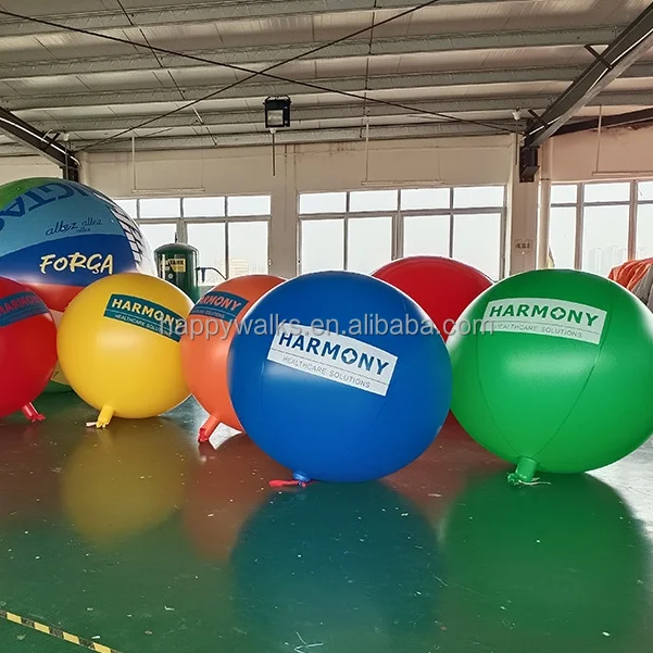 Popular Customized Advertising Inflatables round RC Blimp Airship Popular Outdoor helium Balloon Manufacturers in Sale