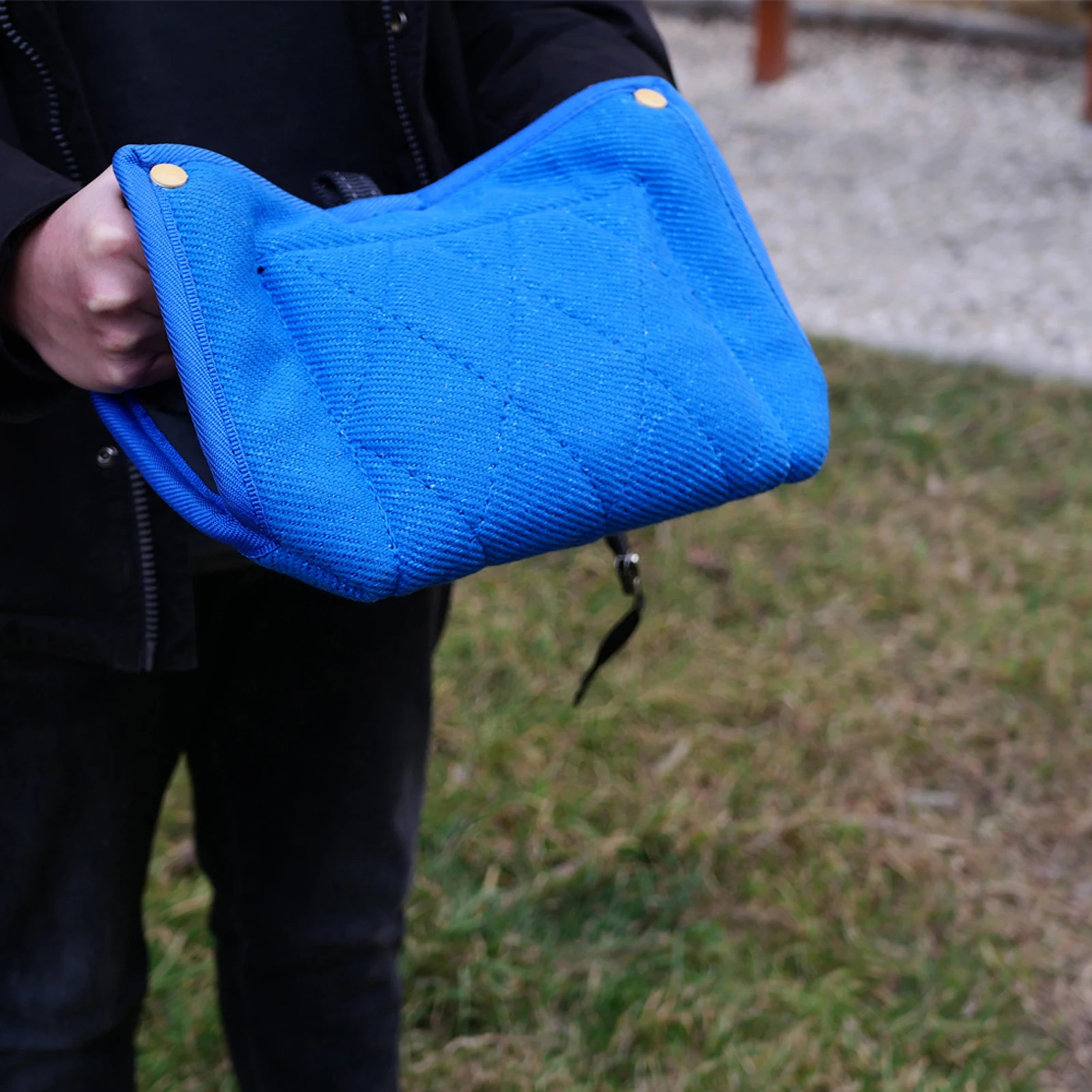 wholesale Protection Dog Bite Sleeve Pillow 2 Handle with 1 Loop Tug Toy Dog Biting Sleeves Training tools