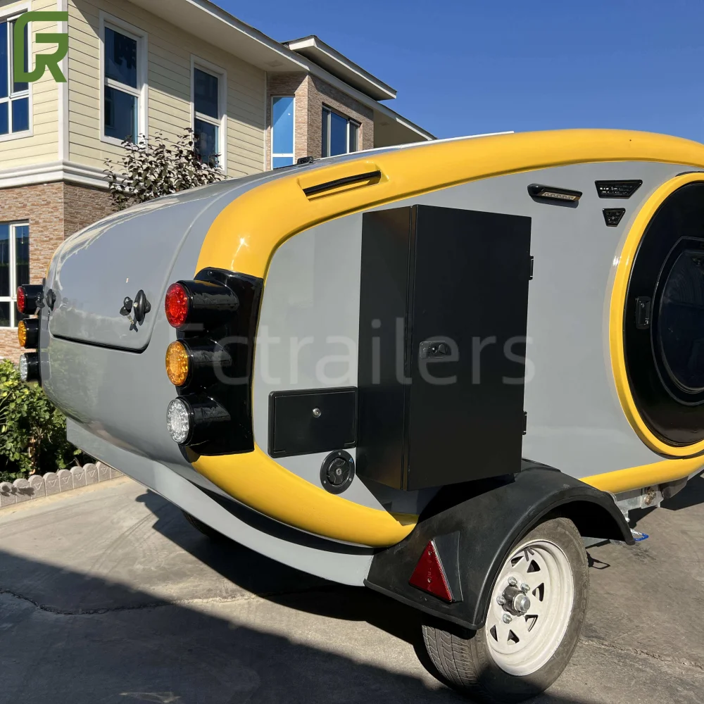 Camper Trailer China Wholesale lightweight utility tiny house Comfort mini Camping teardrop travel caravan outdoor tent