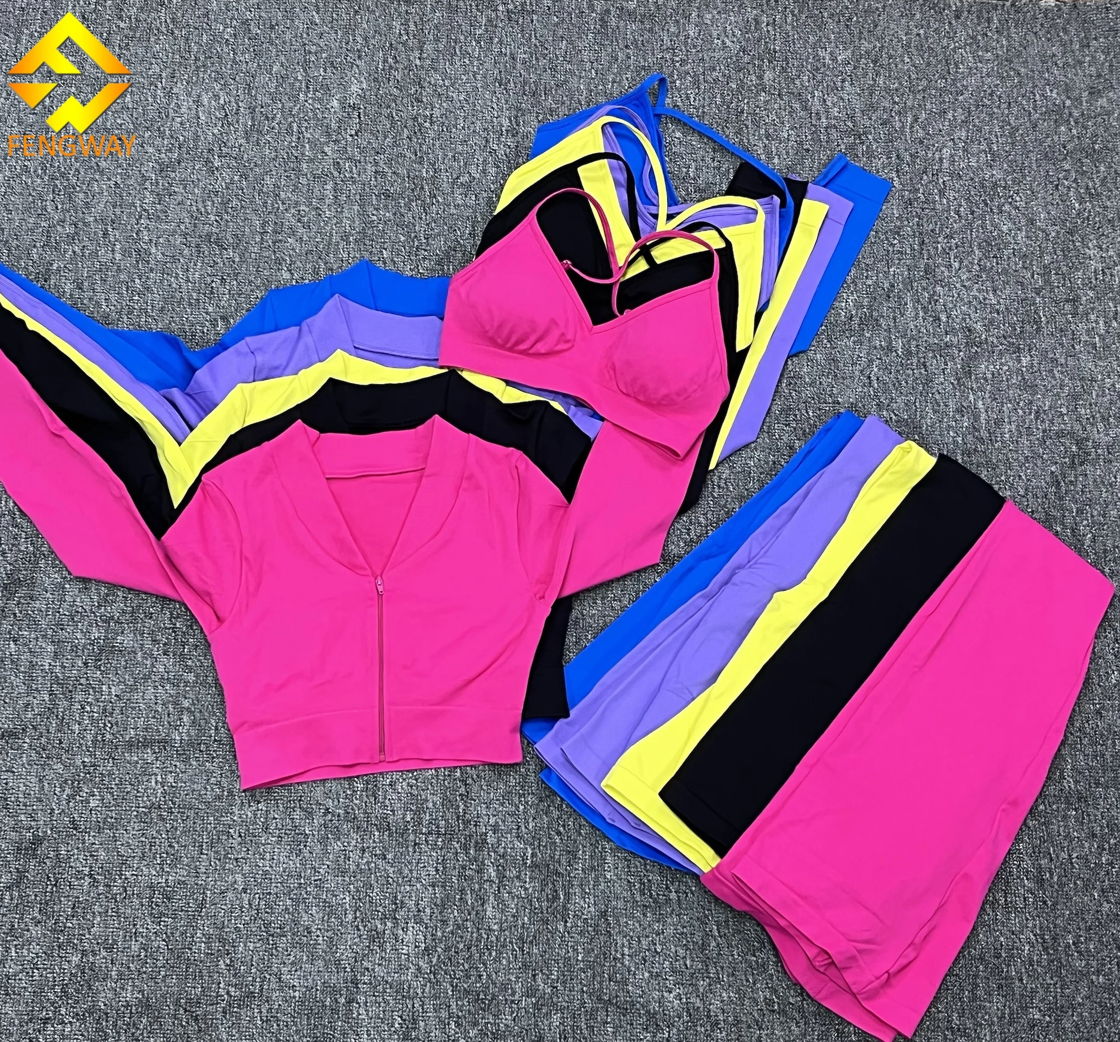 Seamless Female 2 Piece Women Clothing Set 2024  Women Yoga Set Workout Tracksuit Fitness Sport Flared Pants Sets for Women