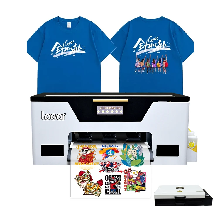 EPS0N XP600 head cheap T-shirts DTF printer A3/A4 pet film DTF printer with oven