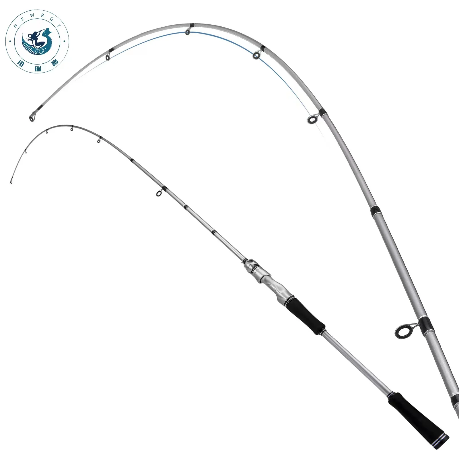 NEWRGY Custom High Carbon 1.8m/2.1m Lure Fishing Rod Bait Casting Fishing Rods Spinning Rod Fishing Equipment