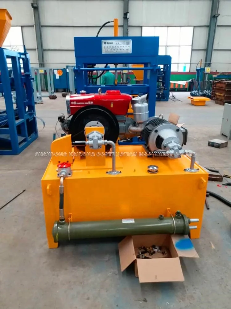Low Cost Small Diesel Engine Concrete Hollow Block Making Machine Manual Brick Block Making Machine Price For Sale