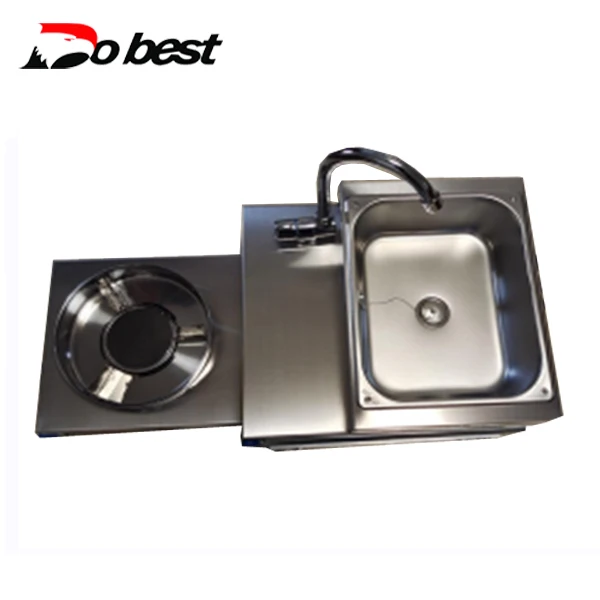 Caravan Kitchen RV Mobile Kitchen Camper Trailer Slide Out Kitchen with sink and stove