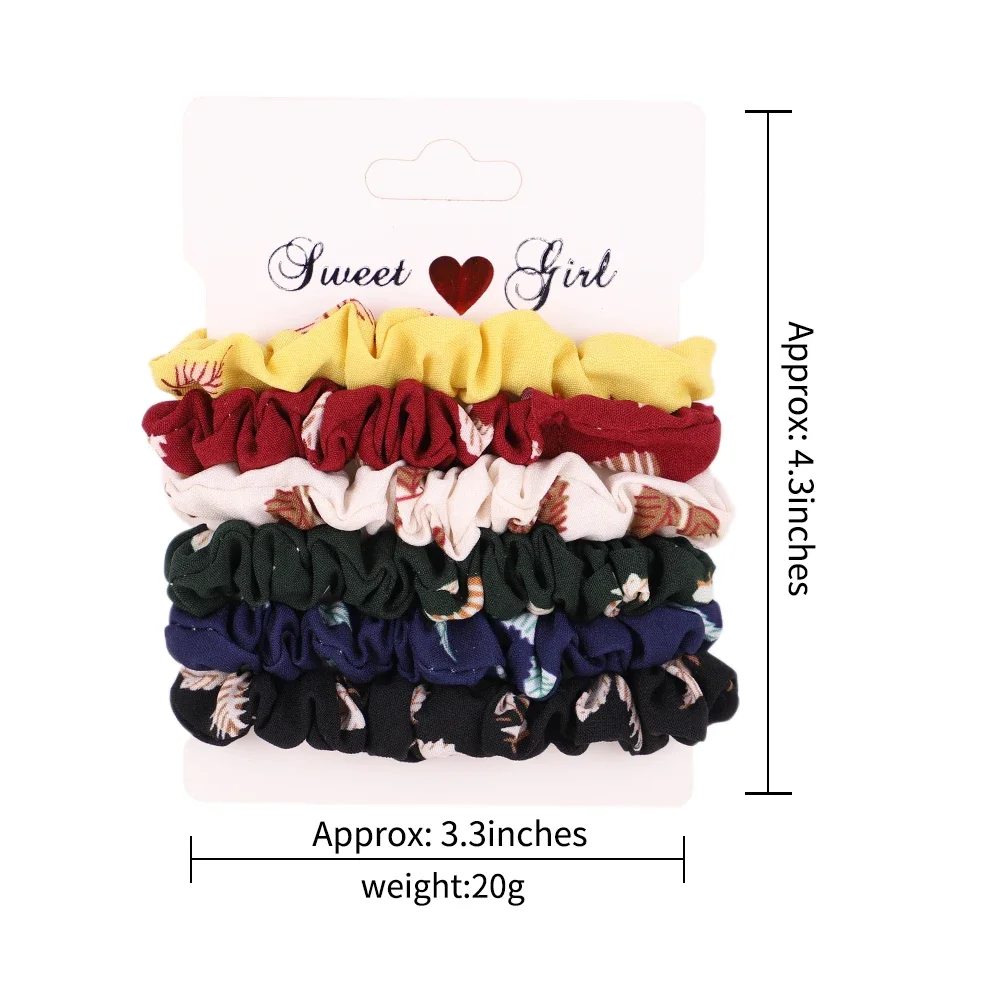 Cheap Accessories Set Romantic Hair Accessories Hair Rope Large Intestine Ring Elastic Hair Bands