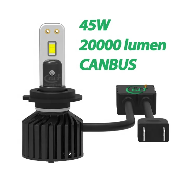 
45W 20000LM GL71 the brightest canbus C321 H7 Led Car Headlight 45W bulbs 