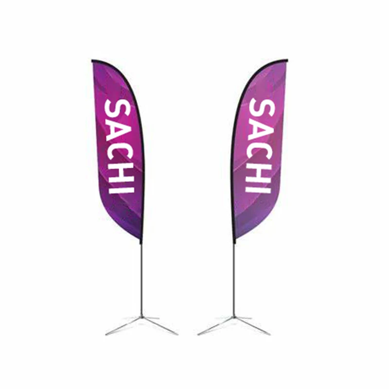 custom advertising flags printed feather banner promotional outdoor custom printed swooper beach feather flag