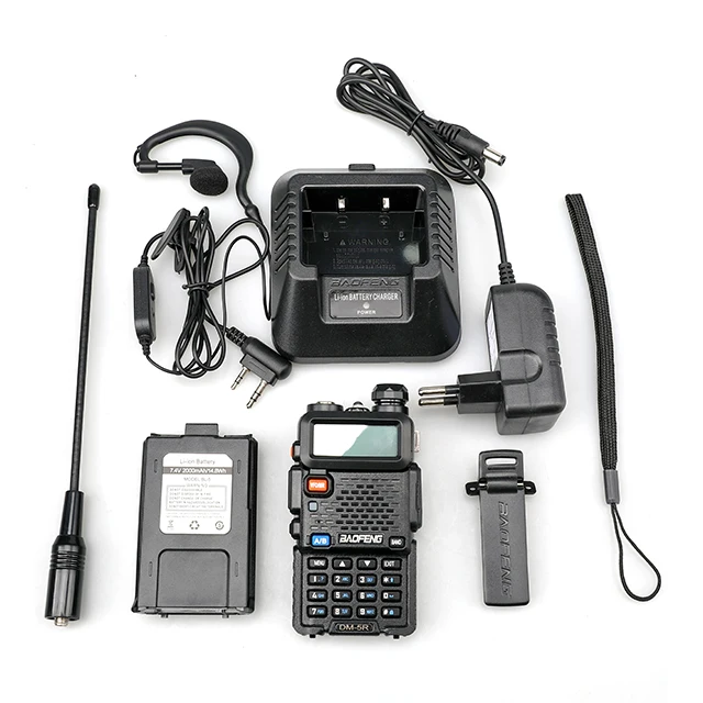 5W Digital DMR-5R BaoFeng Tier II Mobile Radio Dual Band Two way radio Long distance walkie talkie dm5r baofeng