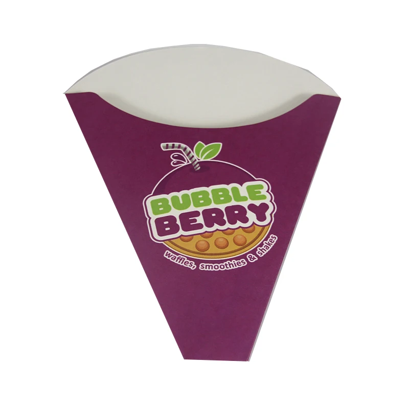 Various sizes paper cone for french fries we can be Free Design