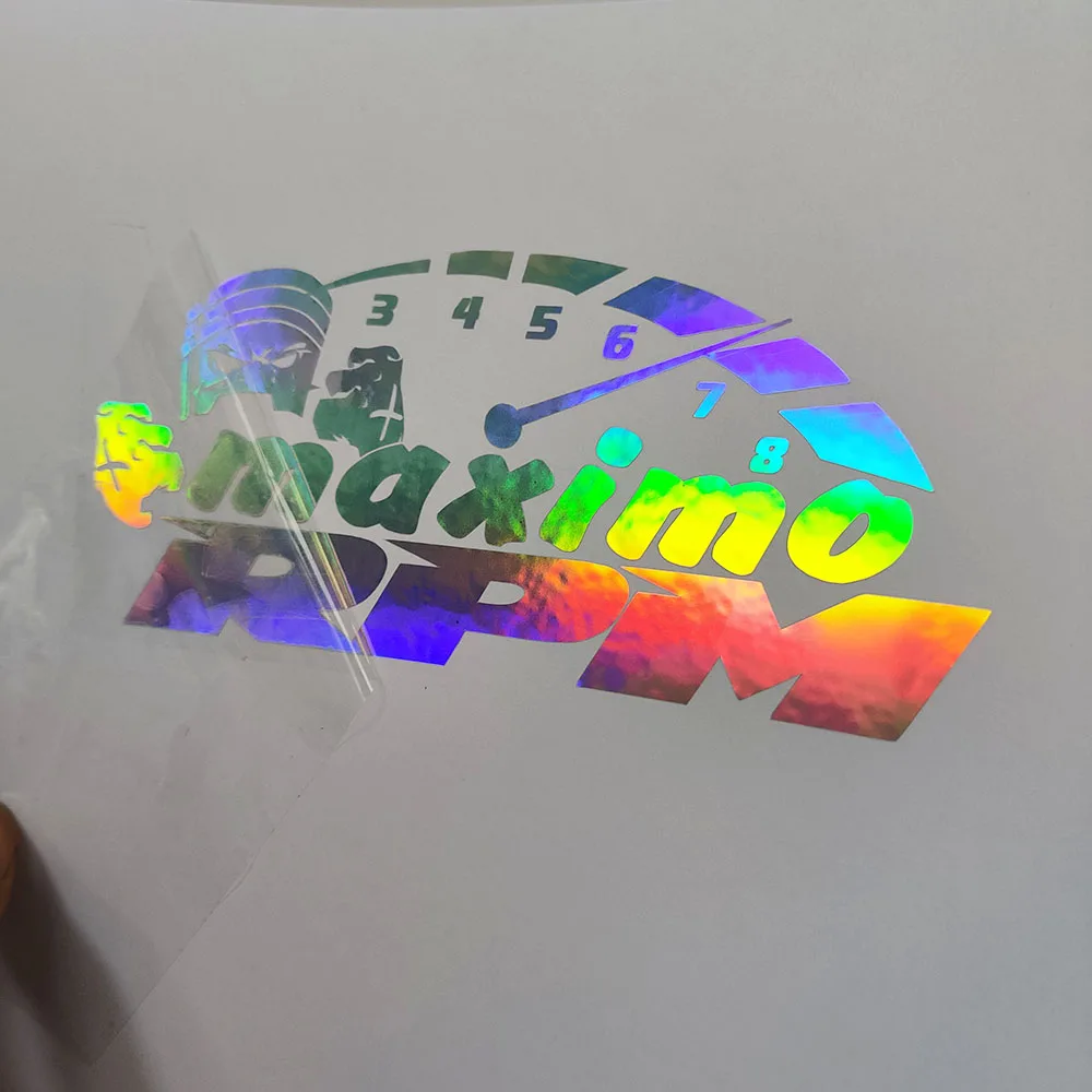 Waterproof hologram Resistance Vehicle Transfer Amine Car Decals Custom Vinyl Die Cut Window Stickers 3d Car Decal