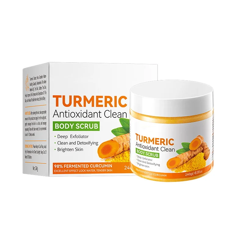 Wholesale Thai Gommage Eclaircissant-Glutathion Corporel Brightening Private Label Kojic And Turmeric & Acid Body Facial Scrub