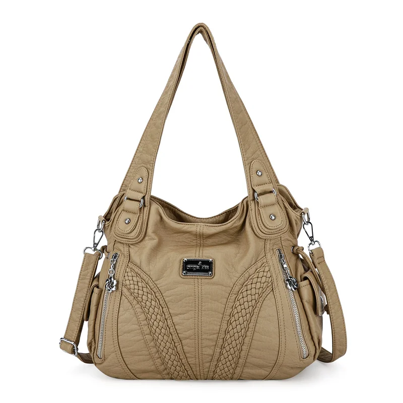 Высококачественные роскошные дамские сумочки Angel Kiss с тканевыми узорами, оптом