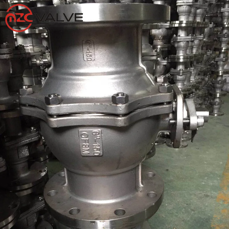 ANSI 150lb CF8 CF8m Flanged Stainless Steel 316 Ball Valves