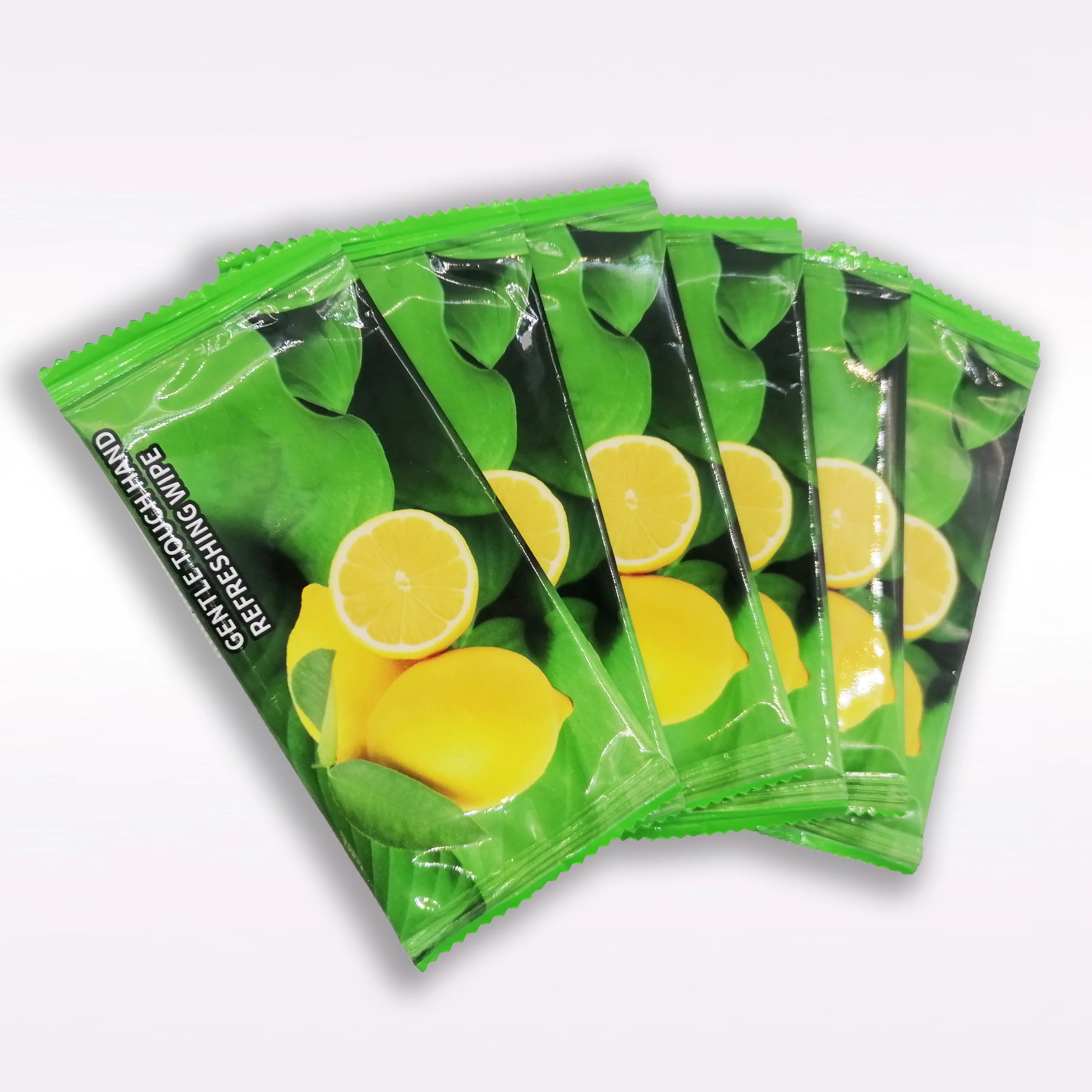 Private label individually wrapped single use face sanitizing wipes hand disinfection hygiene wipes