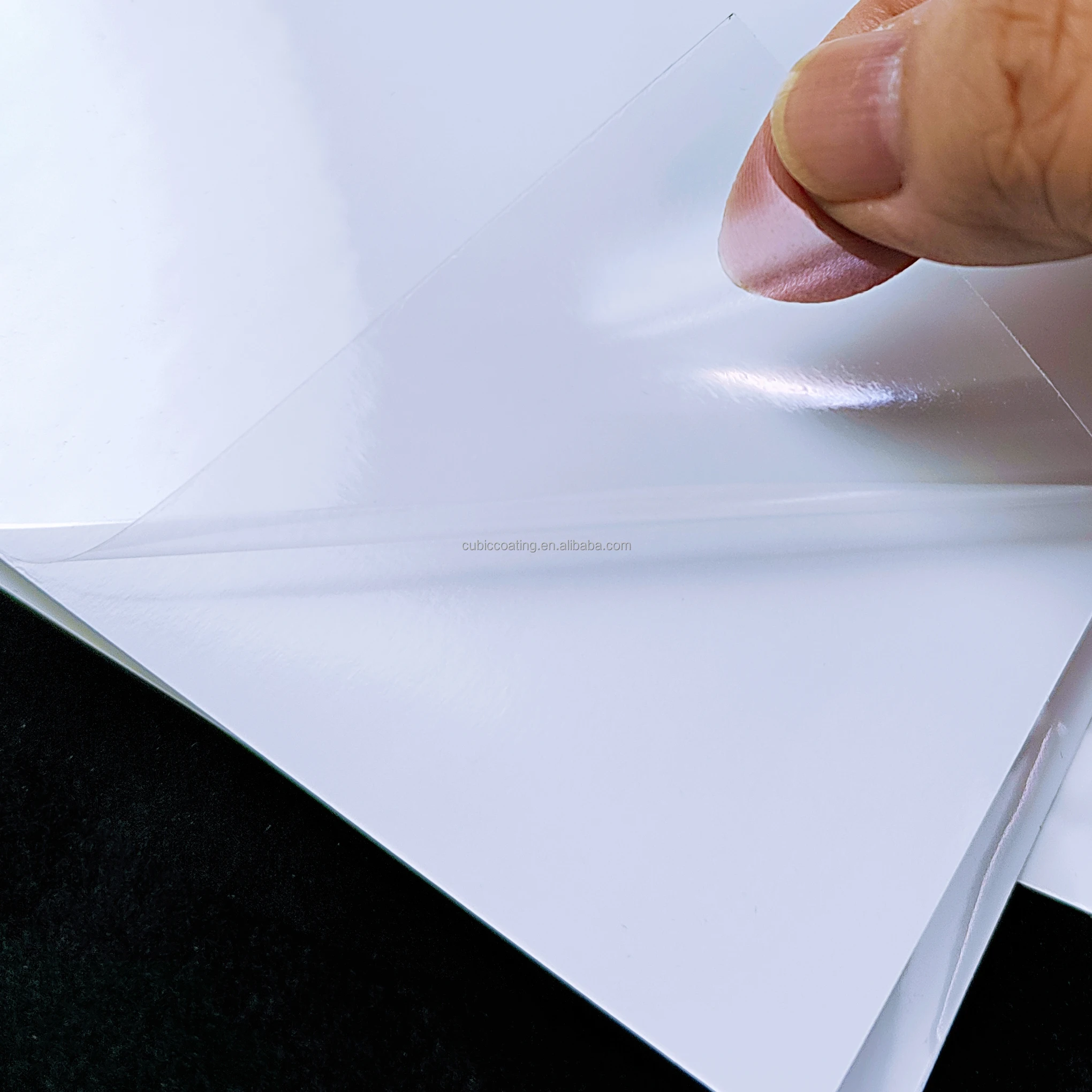 PET Vinyl Sticker Paper Clear Printable Print White Waterproof Adhesive