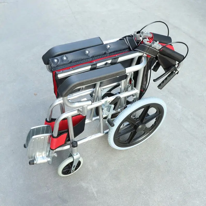 Manufacturer Wholesale Children Lightweight Manual Wheelchair Aluminum Kids Wheelchair Portable Steel Child Wheel Chair