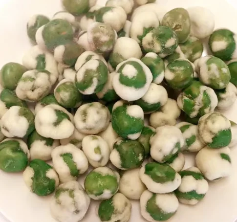 Hot Sale OEM Packing White Wasabi Flavor Coated Green Peas in Cheap Price