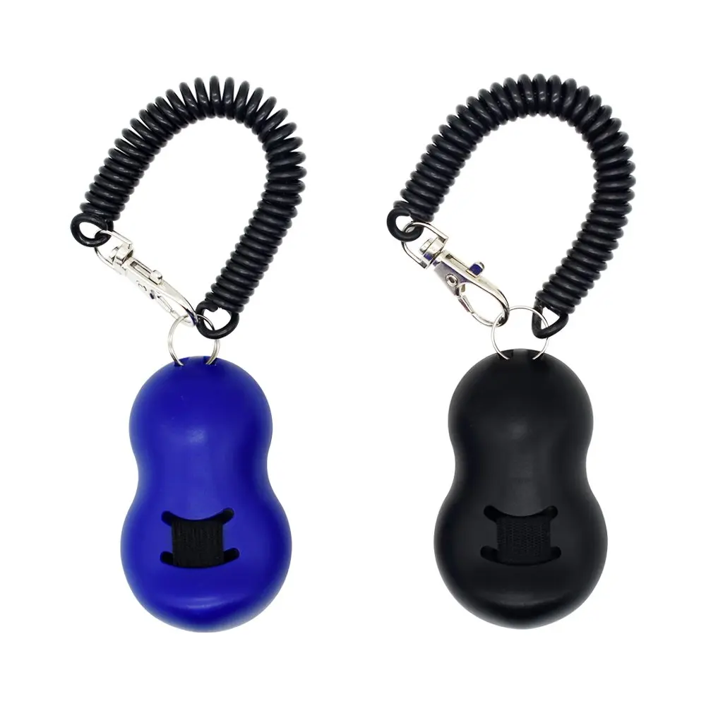 Горячая Распродажа 2021, модный черный новый тренировочный кликер с кнопками, высокое качество, практичный кликер для тренировок с черной собакой