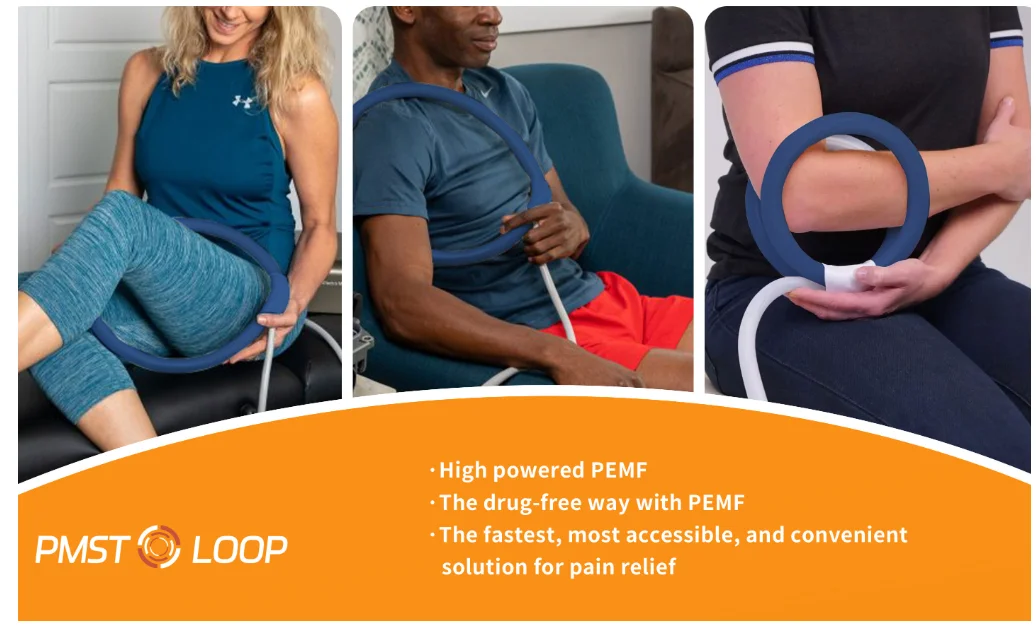 Portable PEMF LOOP Physio Magneto Therapy Accelerates Healing Quick Recovery from Injuries Improved Performance PMST LOOP